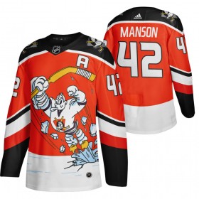 Anaheim Ducks Josh Manson 42 2020-21 Reverse Retro Alternatief Authentic Shirt - Mannen